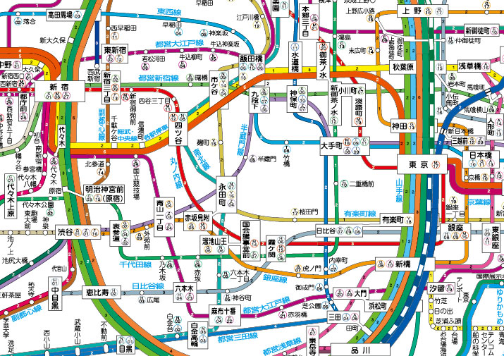 首都圏交通マップ